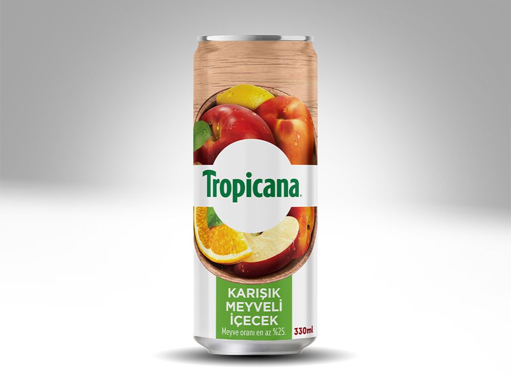 TROPICANA MEYVE SUYU 330 ML. KUTU