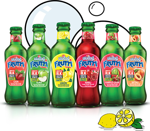 ULUDAĞ FRUTTİ MEYVELİ SODA 200 ML.